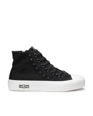 SNEAKERS CULT DONNA PLACEBO 3643 MID W CANVAS BLACK CLW364301
