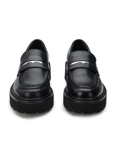 MOCASSINO CULT DONNA SLASH 4215 LOW W LEATHER BLACK CLW421500