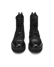 STIVALETTO CULT DONNA SLASH 3403 MID W NET FAB/LEAT. BLACK/BLACK STRASS CLW340304