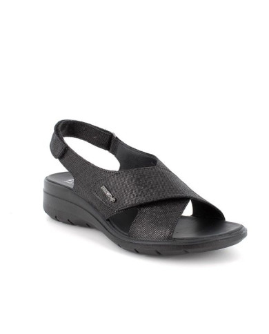 SANDALO CON ZEPPA  ENVAL SOFT DONNA SCAMOSC.FEDE NERO 7776900