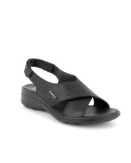 SANDALO CON ZEPPA  ENVAL SOFT DONNA SCAMOSC.FEDE NERO 7776900