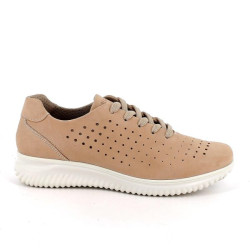 SNEAKERS ENVAL SOFT DONNA  NABUK SOFT BEIGE SCURO 1264633  