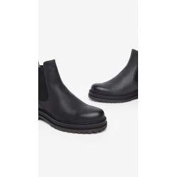 STIVALETTI CHELSEA NEROGIARDINI UOMO IN PELLE NERO BELGRADO LIGHT I304013U/100