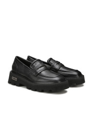 MOCASSINI CULT DONNA OXFORD SKIN 3980 LOW W LEATHER BLACK CLW398000