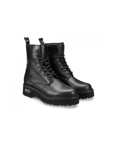 ANFIBIO CULT DONNA SLASH 1814 MID W LEATHER BLACK CLE103130