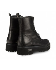 ANFIBIO CULT DONNA SLASH 1814 MID W LEATHER BLACK CLE103130