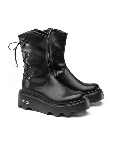 ANFIBIO CULT DONNA NEW ROCK 4572 MID W STR.LEAT. BLACK CLW45720