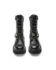 ANFIBIO CULT DONNA SLASH 4585 MID W LEATHER BLACK CLW458500