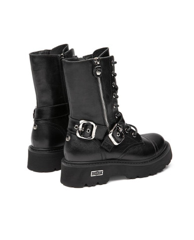 ANFIBIO CULT DONNA SLASH 4585 MID W LEATHER BLACK CLW458500