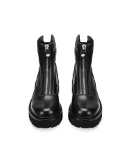 STIVALETTI CULT DONNA SLASH 4346 MID W LEATHER/ STRETCH VEG. LEATH. BLACK CLW434600