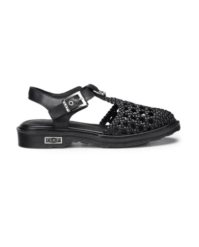 SANDALO CULT DONNA SABBATH 4428 SANDAL W WEAV.LEATHER BLACK CLW442800
