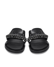 SANDALO CULT DONNA ROSHELLE 4490 SANDAL W LEATHER BLACK CLW449000