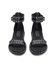 SANDALO CULT DONNA ROSHELLE 3885 SANDAL W LEATHER BLACK WITH STUDS CLW388500