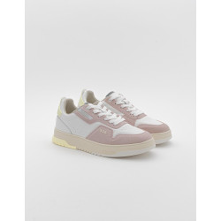 SNEAKERS BLAUER DONNA LEATHER WHITE/ROSE S4ADEL01/LES-PIN/YEL