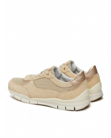 SNEAKERS GEOX DONNA D SUKIE BEIGE D35F2A 02288 C5004