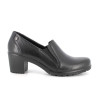 SLIP-ON ENVAL SOFT DONNA IN PELLE NERO CON TACCO 6,3CM 6754800