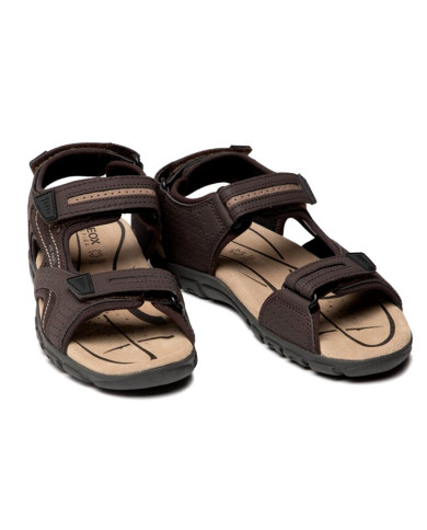 SANDALI UOMO U S.STRADA D - DBK+SCAM.SINT. BROWN/SAND U8224D 050AU C0705