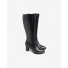 STIVALI NEROGIARDINI DONNA IN PELLE GUANTO NERO PU.LESINA TACCO 7CM I411720D/100