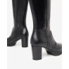STIVALI NEROGIARDINI DONNA IN PELLE GUANTO NERO PU.LESINA TACCO 7CM I411720D/100