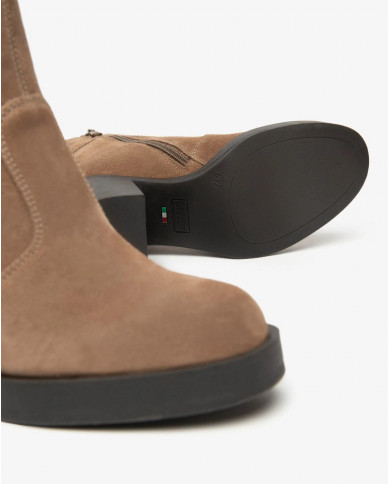 STIVALETTO NEROGIARDINI DONNA VELOUR MOU TR CARTAGENA TACCO 7.5CM I513892D/442