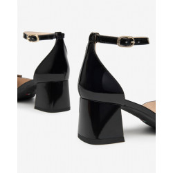 DECOLLETE' NEROGIARDINI DONNA PELLE NERO TACCO5,5CM E409480D/100