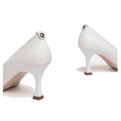 DECOLLETE' NEROGIARDINI DONNA NAPPA PANDORA BIANCO TPU ALEK NATURALE E307081DE/707