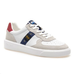 SNEAKERS BLAUER UOMO BUCK02 MAN LEATHER/SUEDE  F4BUCK02/LES/WHI/RED