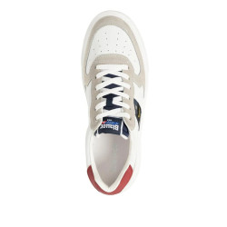 SNEAKERS BLAUER UOMO BUCK02 MAN LEATHER/SUEDE  F4BUCK02/LES/WHI/RED