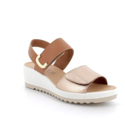 SANDALO CON ZEPPA ENVAL SOFT DONNA FIO.BO.OME/NAPP CHAMPAGNE/BEIGE 7778822