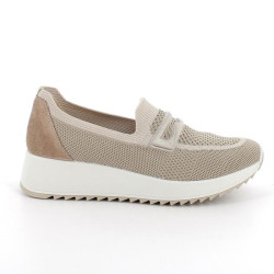 SLIP-ON ENVAL SOFT DONNA  T."FLYKNIT"RECY TAUPE-CREAM 1275333