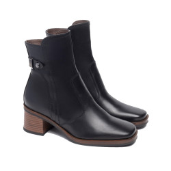 TRONCHETTI NEROGIARDINI DONNA IN PELLE NERO 5CM I308183D/100