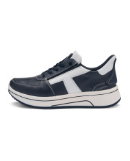 SNEAKERS ARA SHOES GAUCHOCALF,CRUNCHLACK SAPPORO 3.0 BLAU WEISS 12-27554-14 