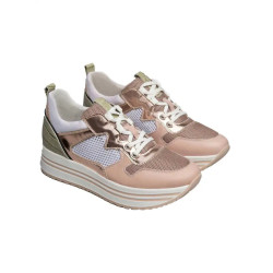 SNEAKERS NEROGIARDINI DONNA VELVET CARNE PHARD SPECCHIO OPACO E010567D*631