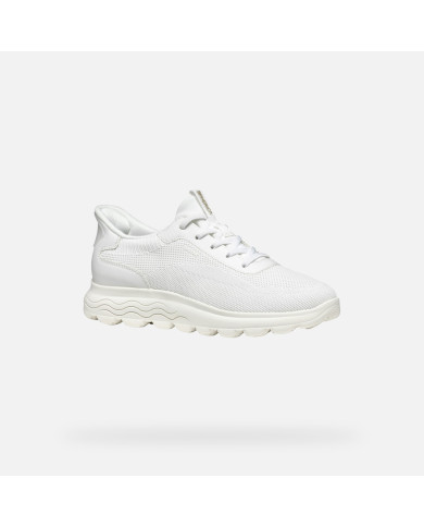 SNEAKERS GEOX DONNA  D SPHERICA PLUS A - TES.MAG+SI WHITE  D557MA 06KBC C1000