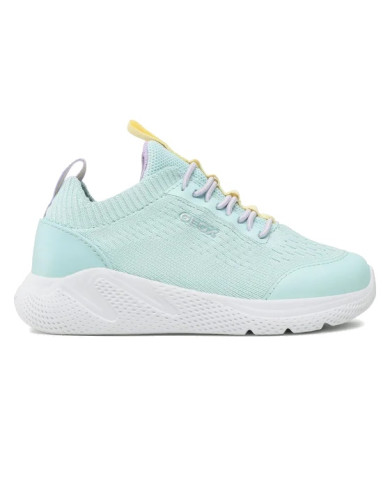 SNEAKER BAMBINA  GEOX J STRINTYE KNITT  TEXT  WATERSEA YELLOW   TG 36\39