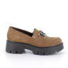 MOCASSINI IGI&CO DONNA SCAMOSCIATO COGNAC CON TACCO 5CM 6665822