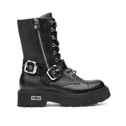 ANFIBIO CULT DONNA SLASH 4585 MID W LEATHER BLACK CLW458500