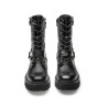 ANFIBIO CULT DONNA SLASH 4585 MID W LEATHER BLACK CLW458500