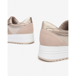 SNEAKERS NEROGIARDINI DONNA PELLE TELA FEMME E409815D/677P