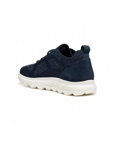 SNEAKERS GEOX DONNA D SPHERICA E - TESS. A MAGLIA  NAVY D55NUE 09T22 C4002