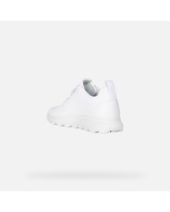 SNEAKERS GEOX DONNA SPHERICA IN TESSUTO WHITE D15NUA 0006K C1000