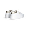 SNEAKERS LIU JO DONNA BABOL 01 - SNEAKER TUMBLED LEATHER/META WHITE/LIGHT GOLD BF5059PX748S1052 