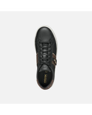 SNEAKERS GEOX DONNA SPHERICA ECUB-1 NERO/MARRONE SCURO D46WEA 08504 C9229