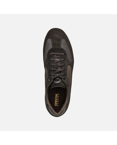 SNEAKERS GEOX UOMO  SNAKE 2.0 SCAM.TESSUTO  DK COFFEE U45GXC 02211 C6024