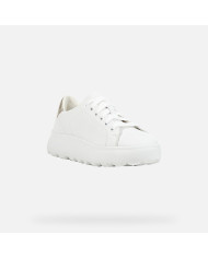 SNEAKERS GEOX DONNA D SPHERICA EC4.1 B - NA+ME.SHE WHITE/GOLD D35TCB 085Y2 C0232