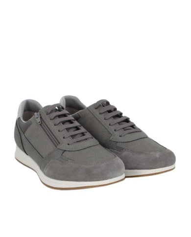 SNEAKERS GEOX UOMO U AVERY B - NBK SIN+SIN.STROP  GREY U45H5B 0EKPT C1006