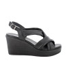 SANDALO CON ZEPPA IGI&CO DONNA PELLE NERO 5673600