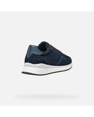 SNEAKERS GEOX UOMO U BRANTHON A - SCAM.+TESSUTO NAVY  U55LCA 02211 C4002