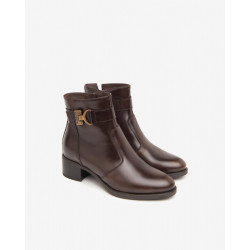 TRONCHETTO NEROGIARDINI DONNA MANOLETE T.DI MORO TR BRESCIA TACCO 4CM I411270D/300