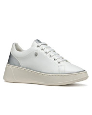 SNEAKERS GEOX DONNA   D SUNNETTY A - GBK+GBK PERL.   WHITE/SILVER D55YHA 054AJ C0007